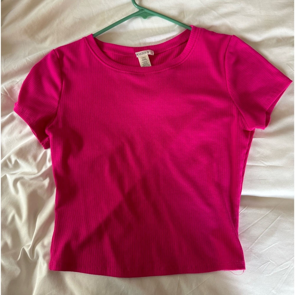 Hot Pink Crop Top